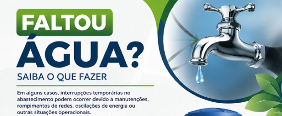 SAAE orienta moradores sobre o que fazer antes de solicitar atendimento