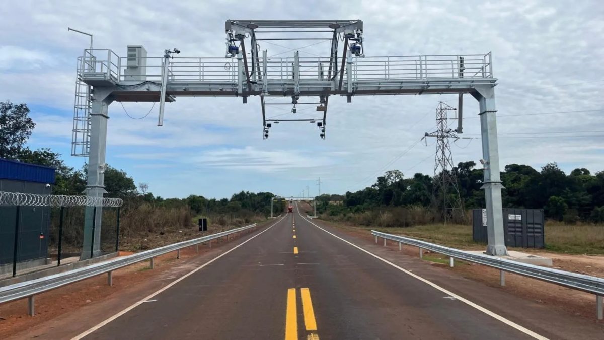 Pedágio eletrônico entra em operação em seis pontos de rodovias em Mato Grosso